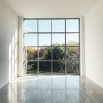 white framed glass window during daytime